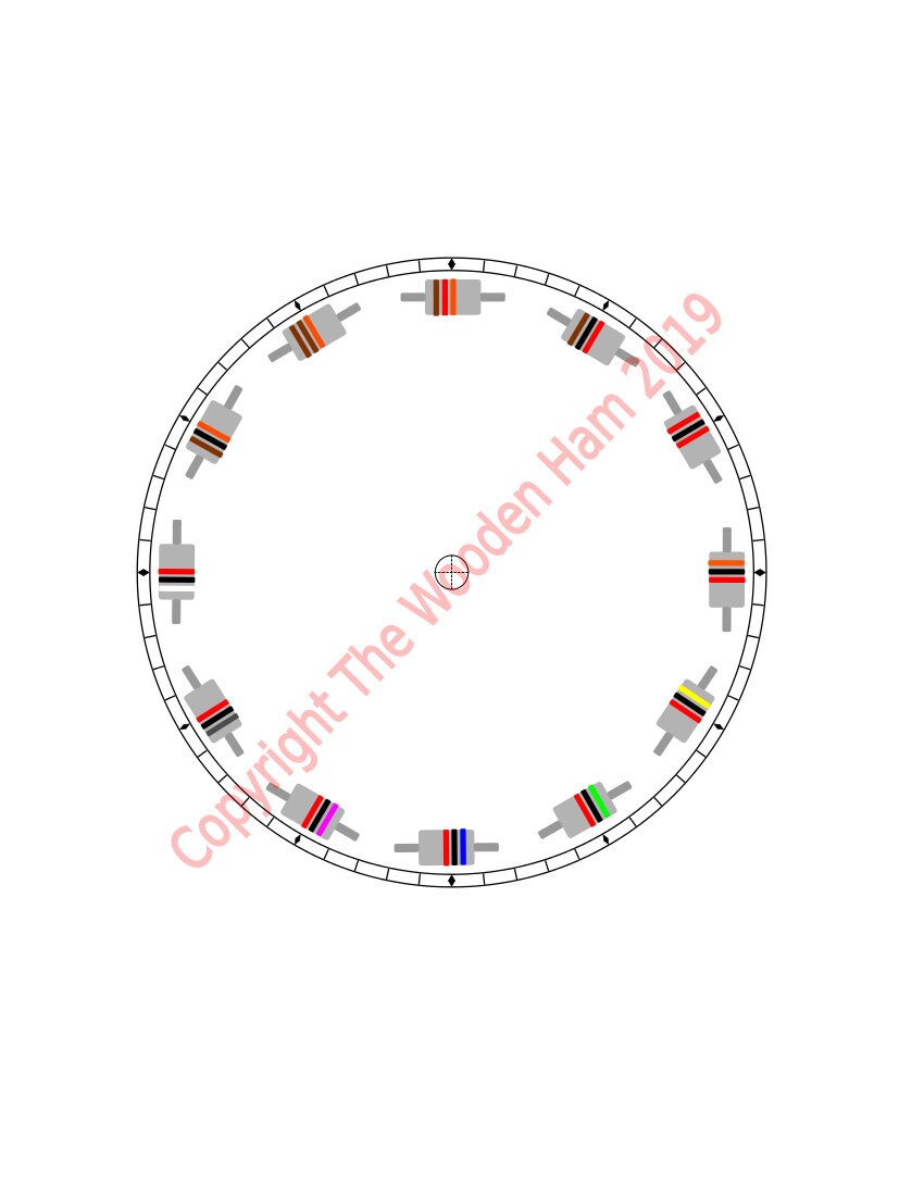 Resistor Clock Color Code Clock Resistor Color Code - Etsy
