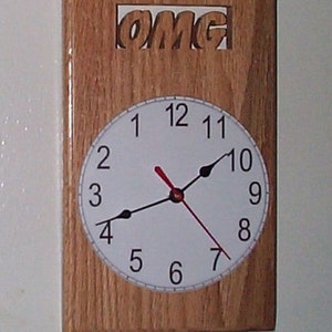 The Lefty or aka The BASSACKWARDS clock