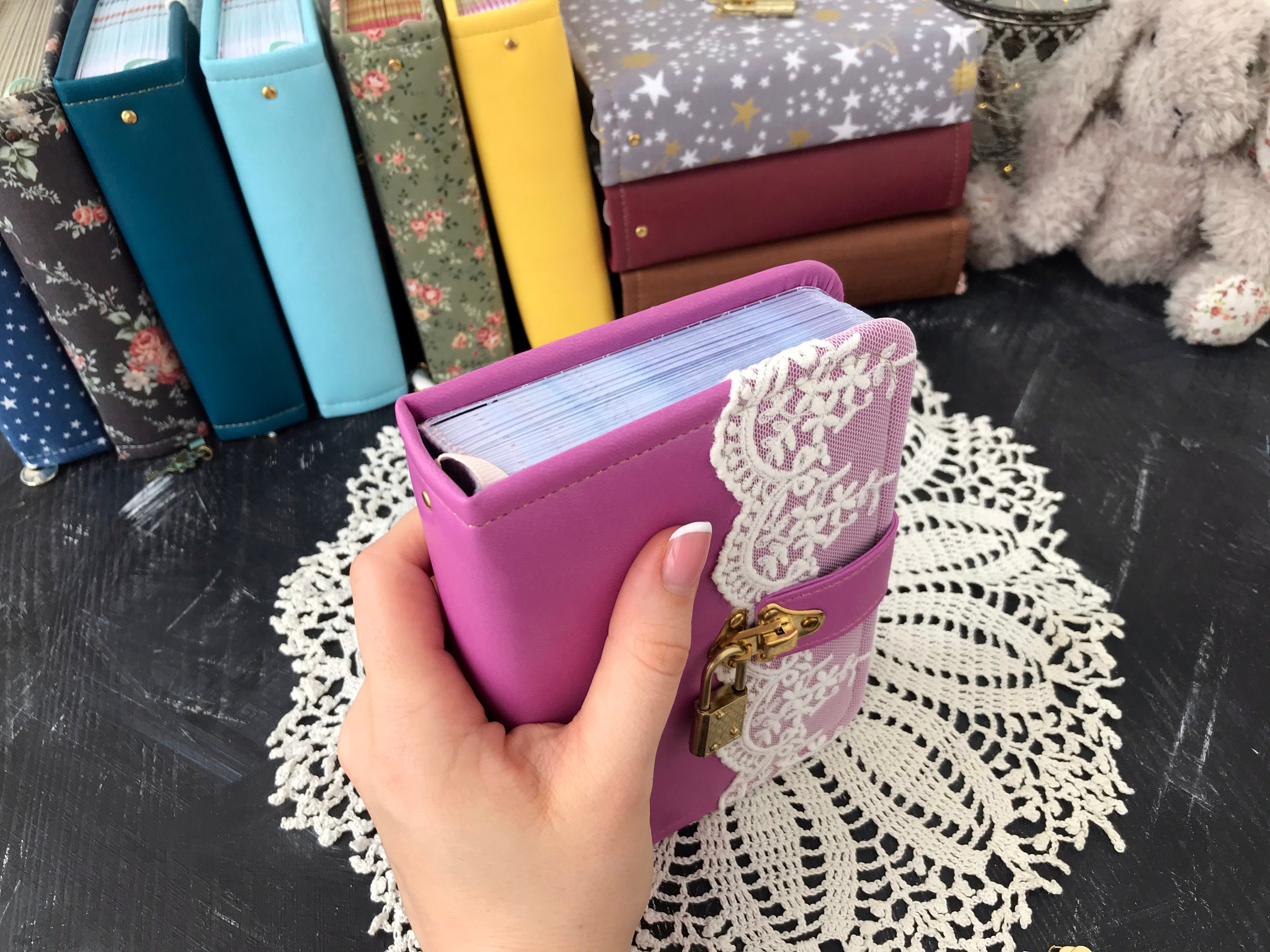 Cute journal with lock and key Diary with lock for girls Etsy