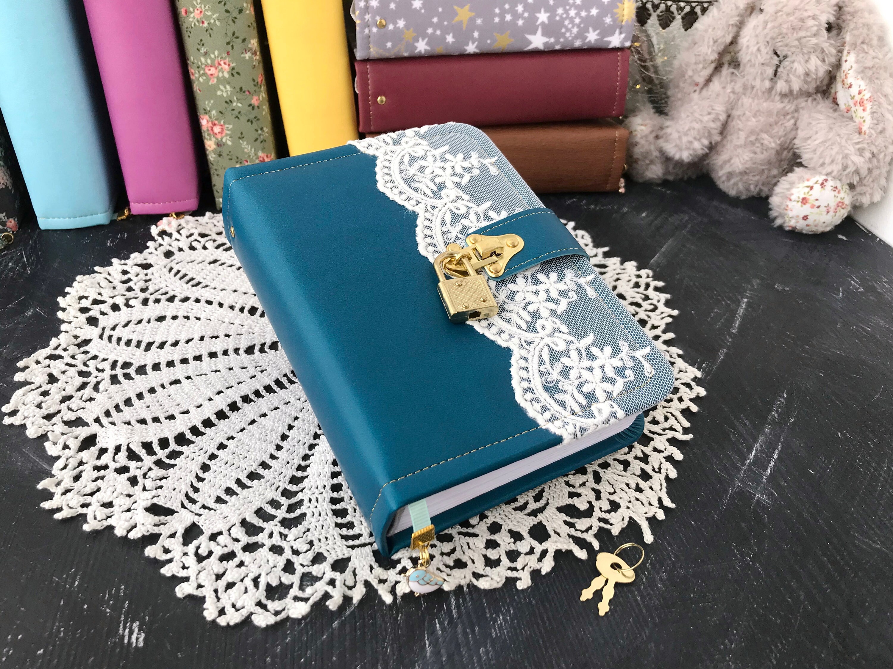 Cute writing journal with lock and key for girl Etsy