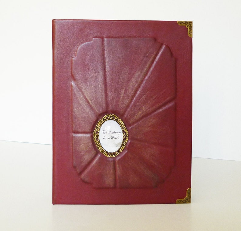Couple Family Personalized Photo Album Leather Custom Gift for Anniversary Wedding