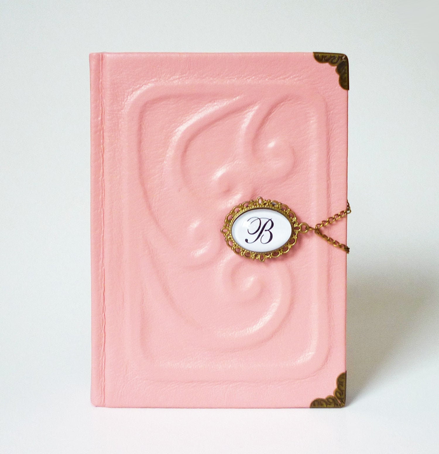 Custom Leather Journal Pink Diary Notebook Personalized Unique Etsy