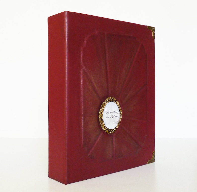 Couple Family Personalized Photo Album Leather Custom Gift for Anniversary Wedding