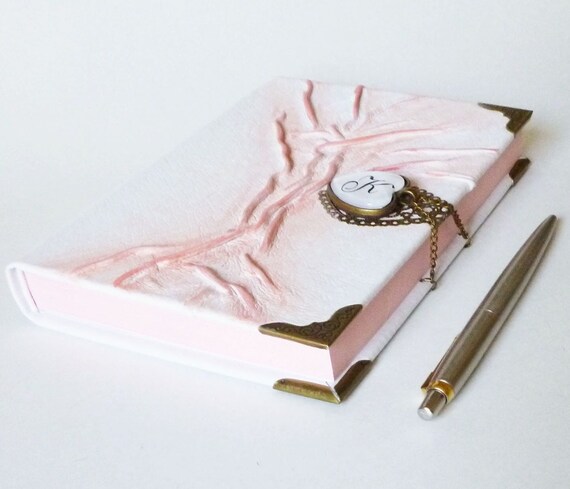 Pink White Custom Journal Tree of Life Notebook 5x7 for Women | Etsy