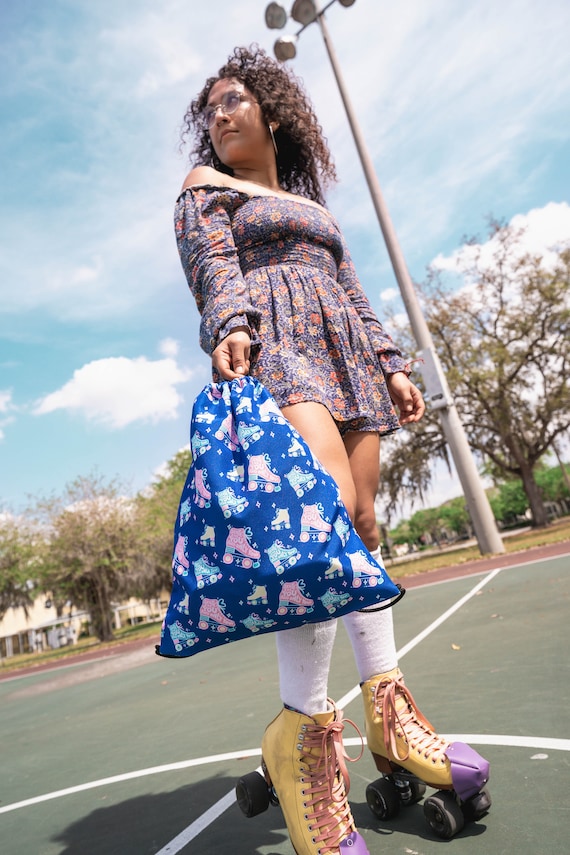 Roller Skate Drawstring Bag