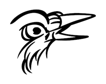 Raven Teen Titans DC Picolo dxf svg eps png file for use with your Silhouette Studio Software