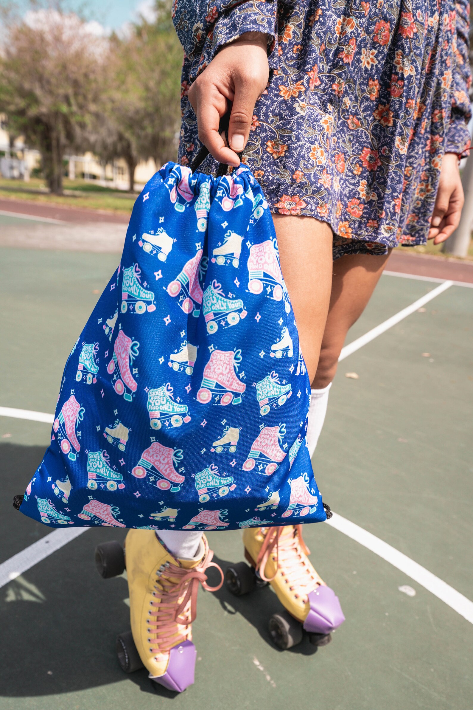 Drawstring Ruller Bag Roller Skate Drawstring Bag - Etsy