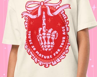 You're So Mature for Your Age Hilary Duff Millennials Unisex Oversized T-shirt