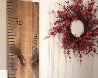 VINYL DECAL ONLY, No Wood Included-Giant Child Measuring Stick/Growth Chart/Growth Ruler/Metric Ruler
