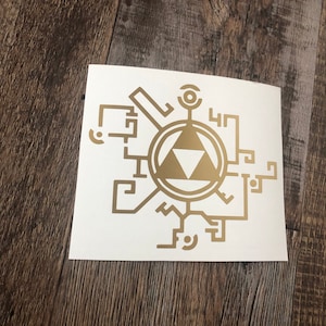 Décalcomanie en vinyle Zelda Digi Triforce