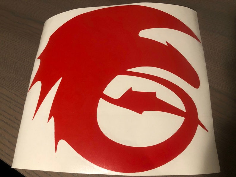 How to Train Your Dragon Toothless Side View Vinyl Decal Etsy