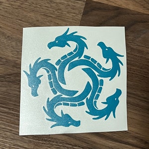 Hydra Dragon Vinyl Decal