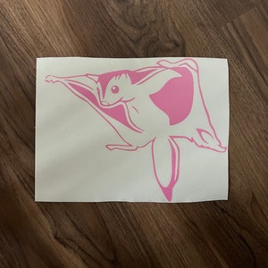 Flying Squirrel Vinyl Decal