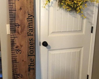 VINYL DECAL ONLY, No Wood Included-Giant Child Measuring Stick/Growth Chart/Growth Ruler/Metric Ruler