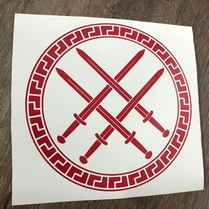 Viking/Norse Sword Vinyl Decal