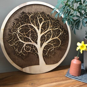 Laser Cut Wooden Tree of Life