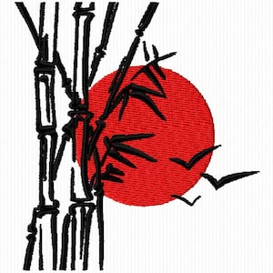 Bamboo embroidery for embroidery machine 4x4 size