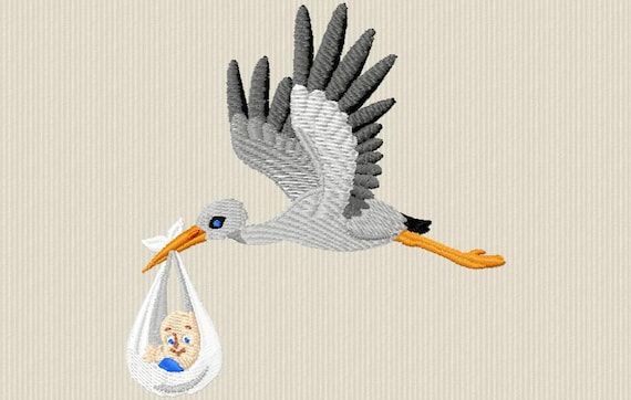 Motif De Broderie D Une Cigogne Avec Bebe Pour Machine A Etsy Motif De Broderie D Une Cigogne Avec Bebe Pour Machine A Etsy