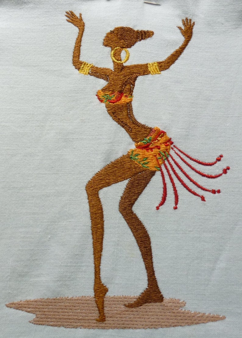 Embroidery of an african woman for embroidery machine format  etsy Embroidery of an african woman for embroidery machine format  etsy