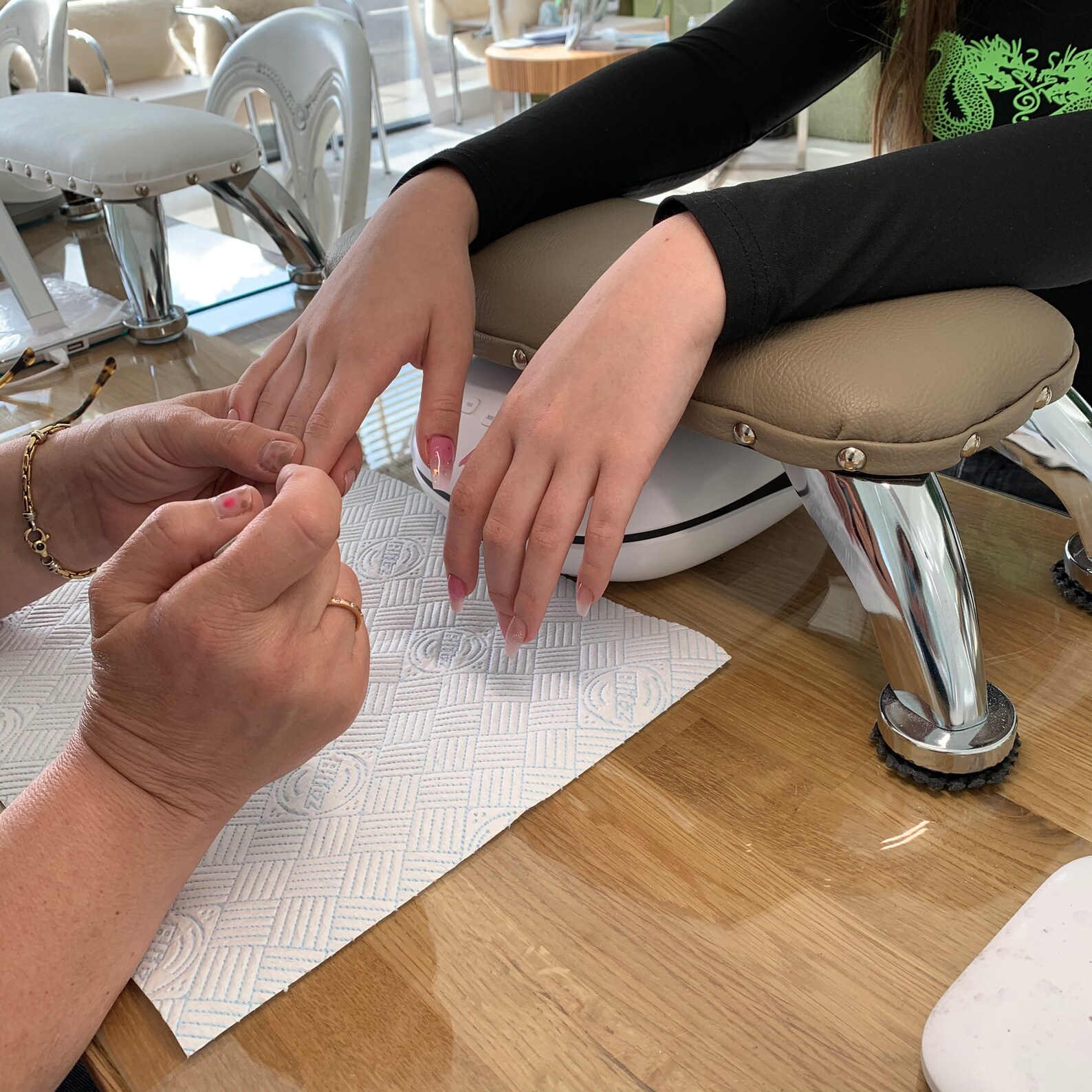 Arm/wrist Rest for Nail Technician Curved Legs Etsy