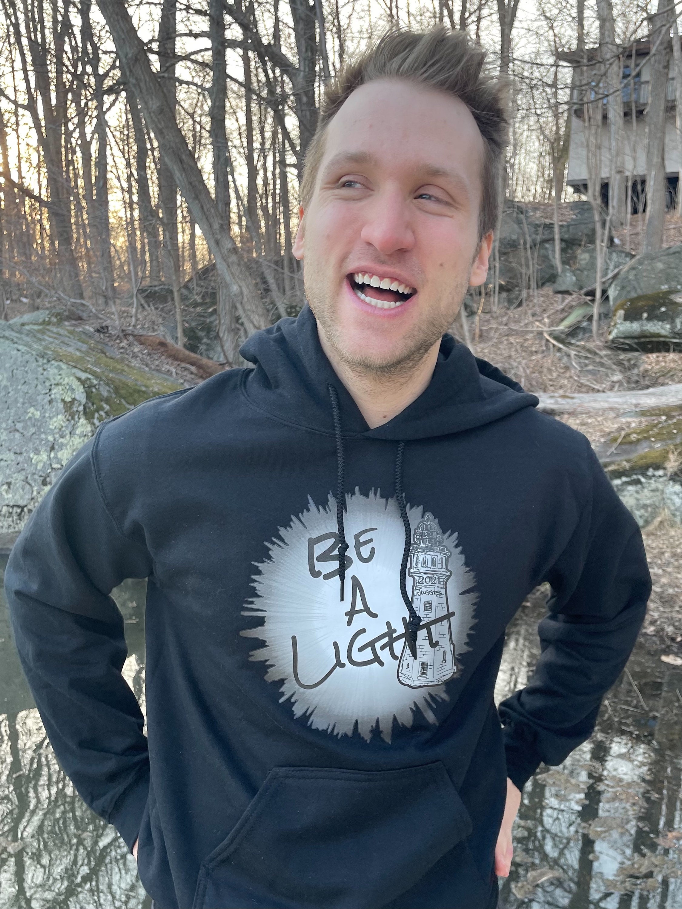 BE A LIGHT Hoodie Etsy
