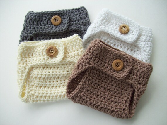 crochet newborn diaper cover