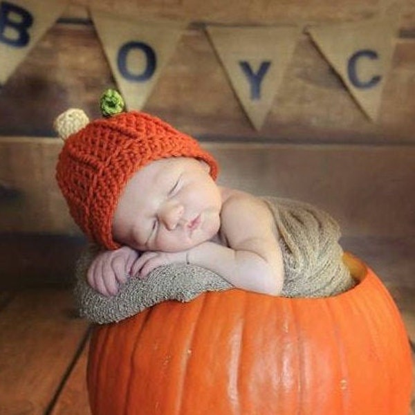 Newborn Pumpkin Hat Etsy