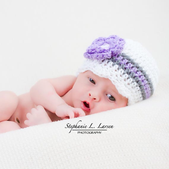Newborn Baby Girl Hat, Gift for Baby Girl, Toddler Winter Hat,