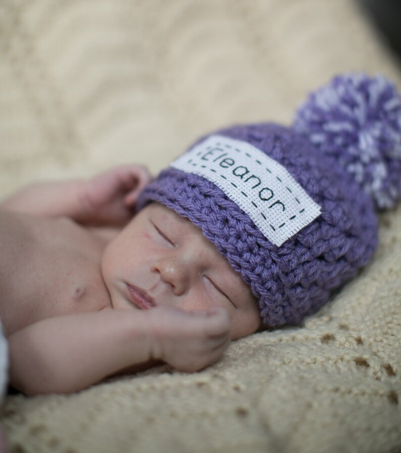 Monogrammed Baby Boy Winter Hat Baby Boy Hat Personalized Etsy