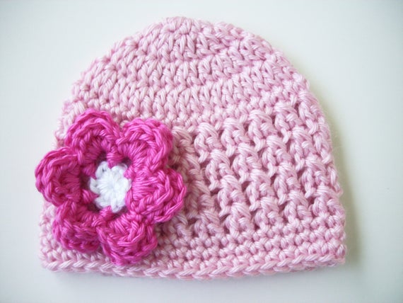 Crochet Newborn Baby Girl Hat Newborn Hat Baby Girl Photo | Etsy