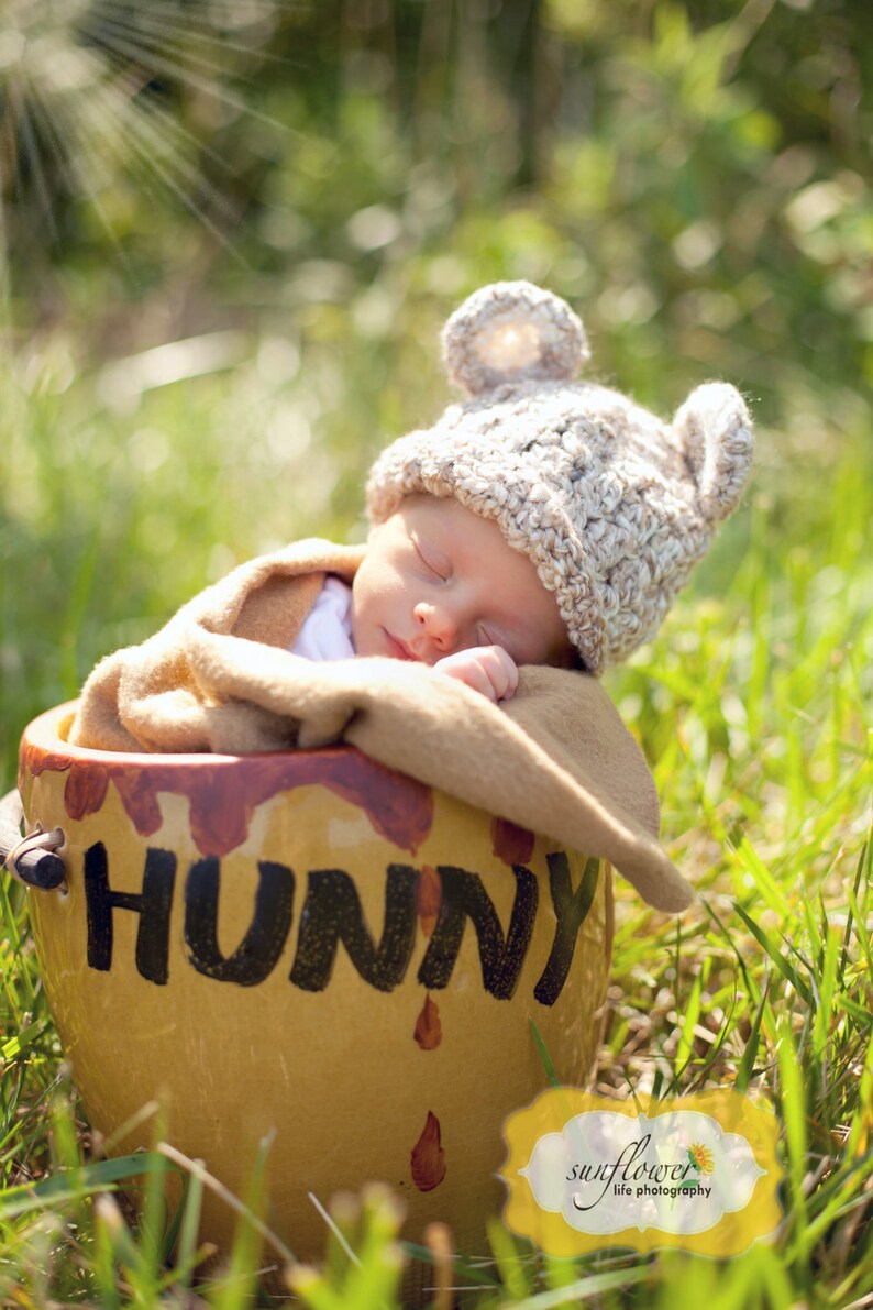 Baby Boy Bear Hat Baby Bear Hat Baby Hat Newborn Bear Hat Etsy