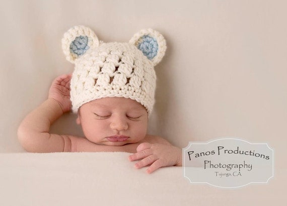 newborn bear hat