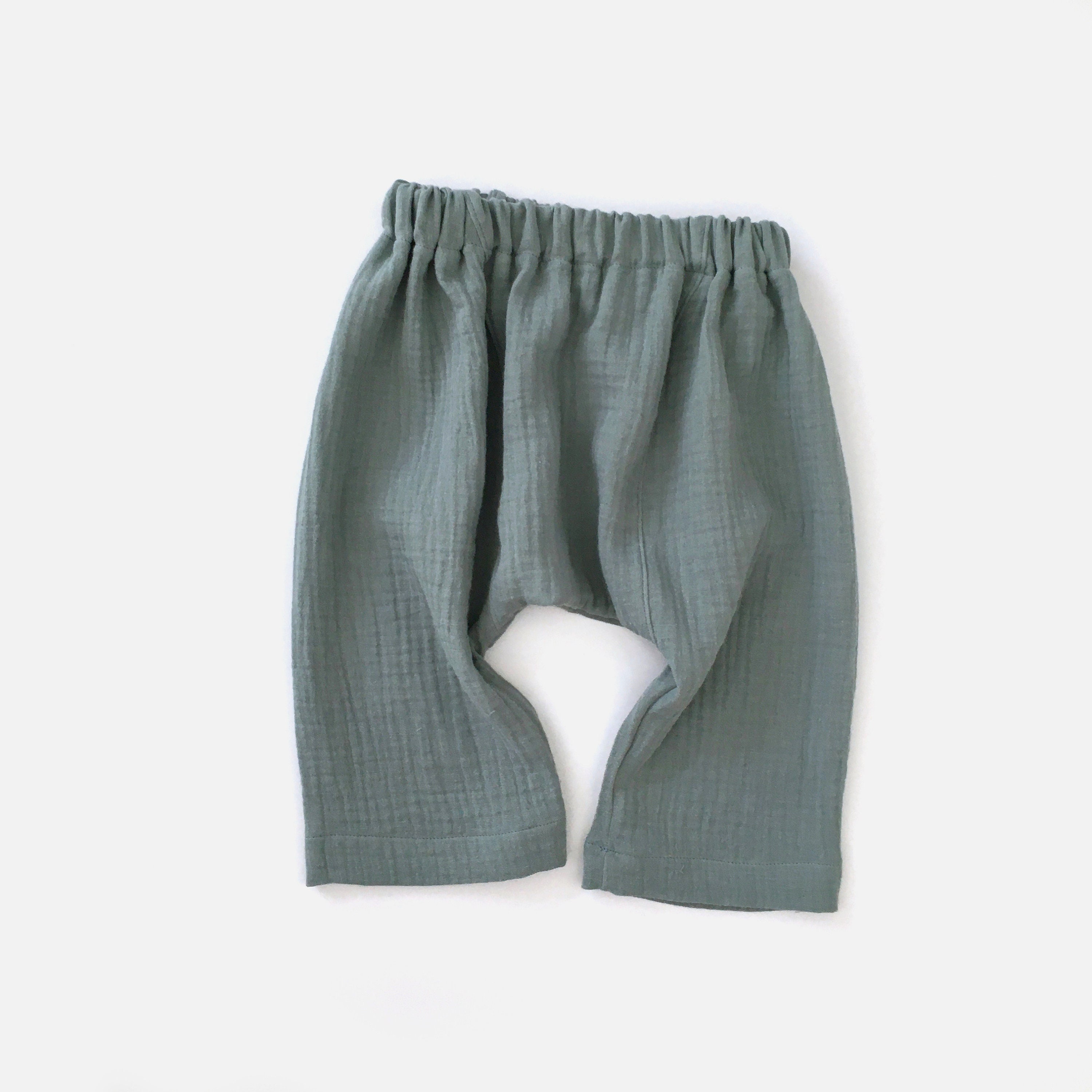 Baby muslin clothes organic double gauze baby clothes harem Etsy