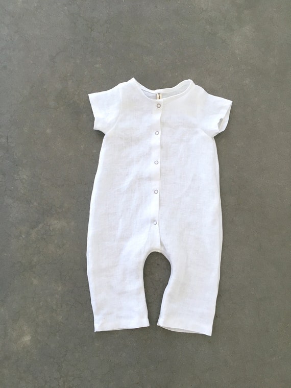 baby linen jumpsuit