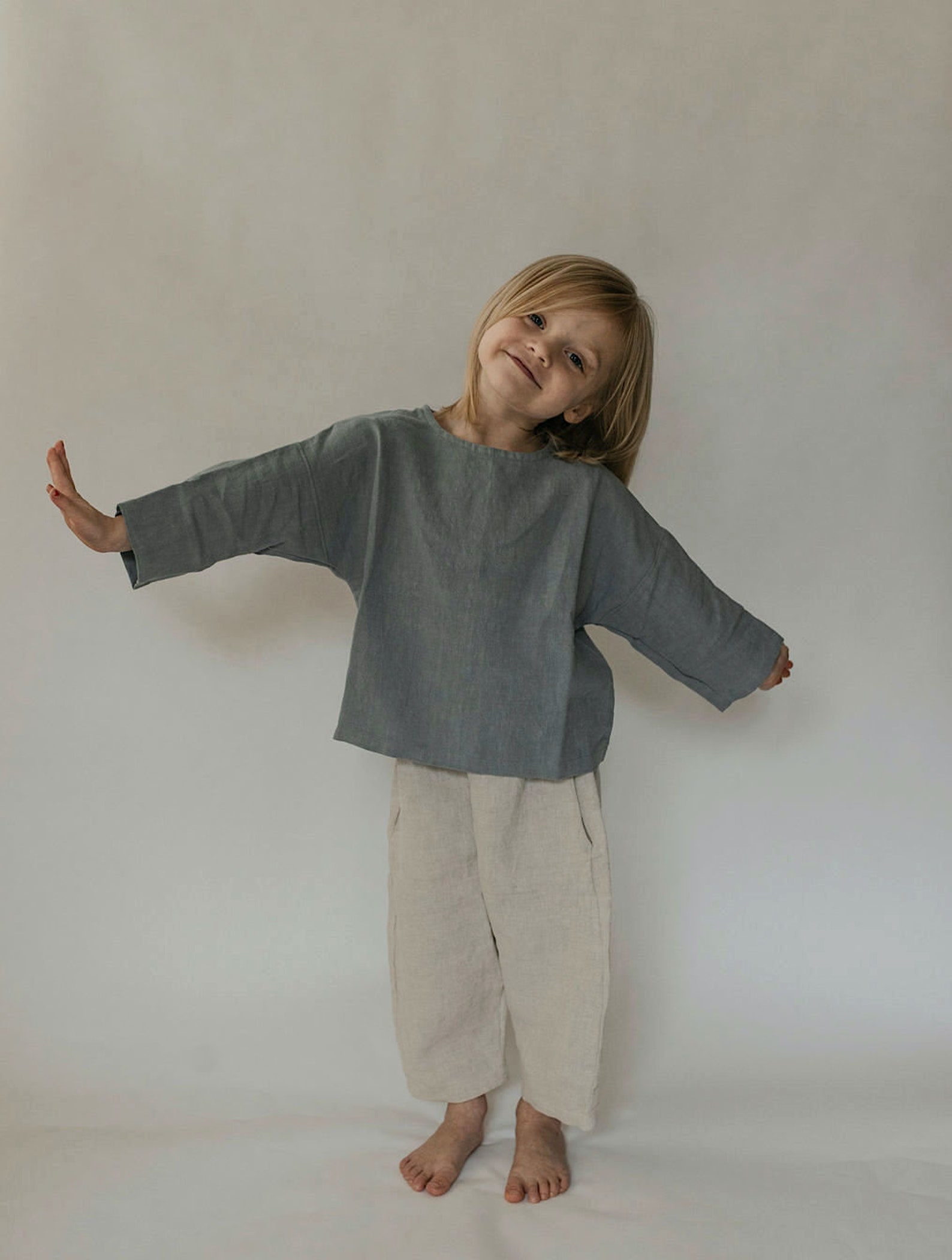 Kids Linen Shirt Baby Linen Top Baby Linen Clothes Gender Etsy Australia
