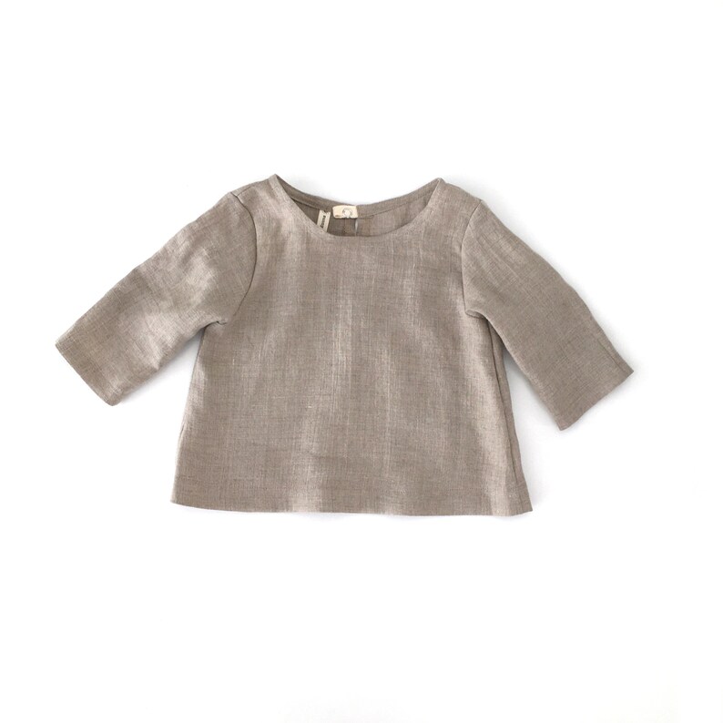Kids linen shirt baby linen top baby linen clothes gender Etsy