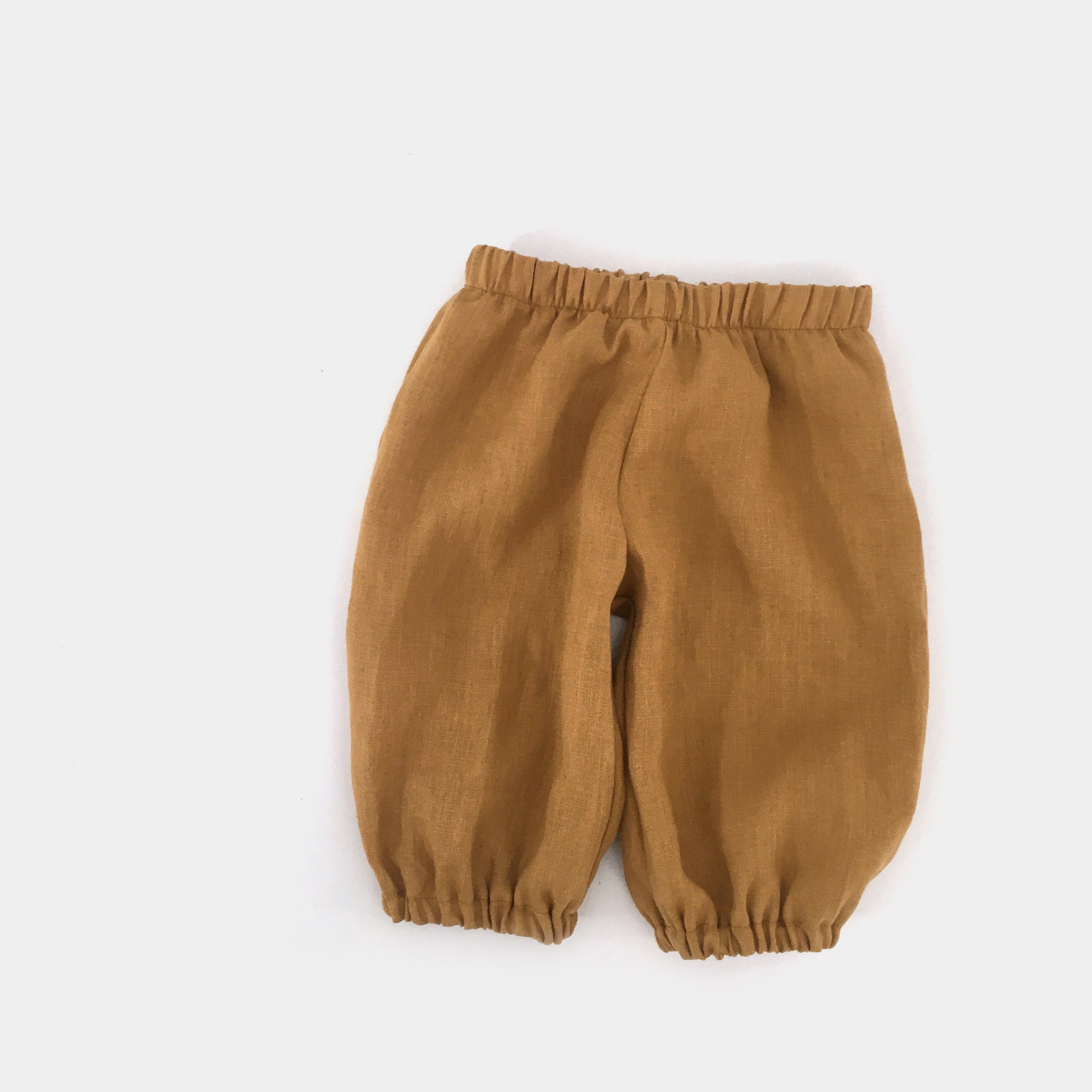 Baby linen pants kids linen pants kids slouchy pants gender Etsy