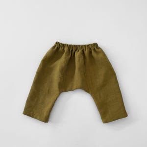 linen trousers kids, toddler linen pants, children pants, baby harem pants, gender neutral linen clothes, baby linen outfit - 0- 6yrs