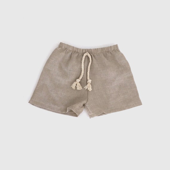 Kids linen shorts baby linen shorts kids shorts linen Etsy
