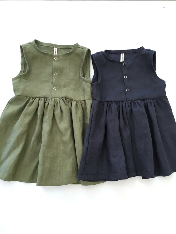 baby girl linen clothes