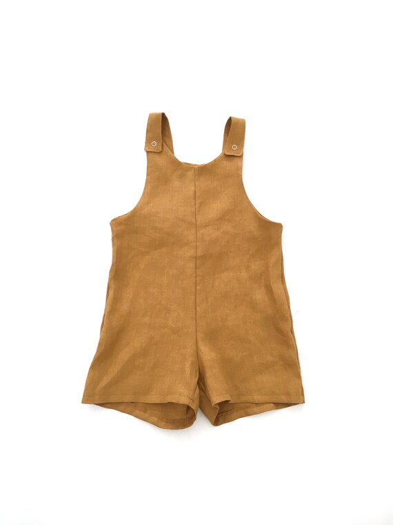 linen overalls baby boy