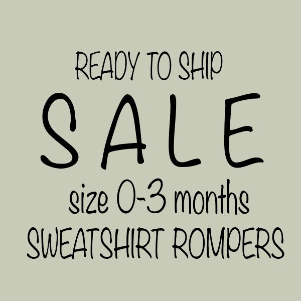 Baby romper SALE sweatshirt romper ready to ship 0-3m, baby harem romper, baby boy romper, organic baby romper, baby salopette