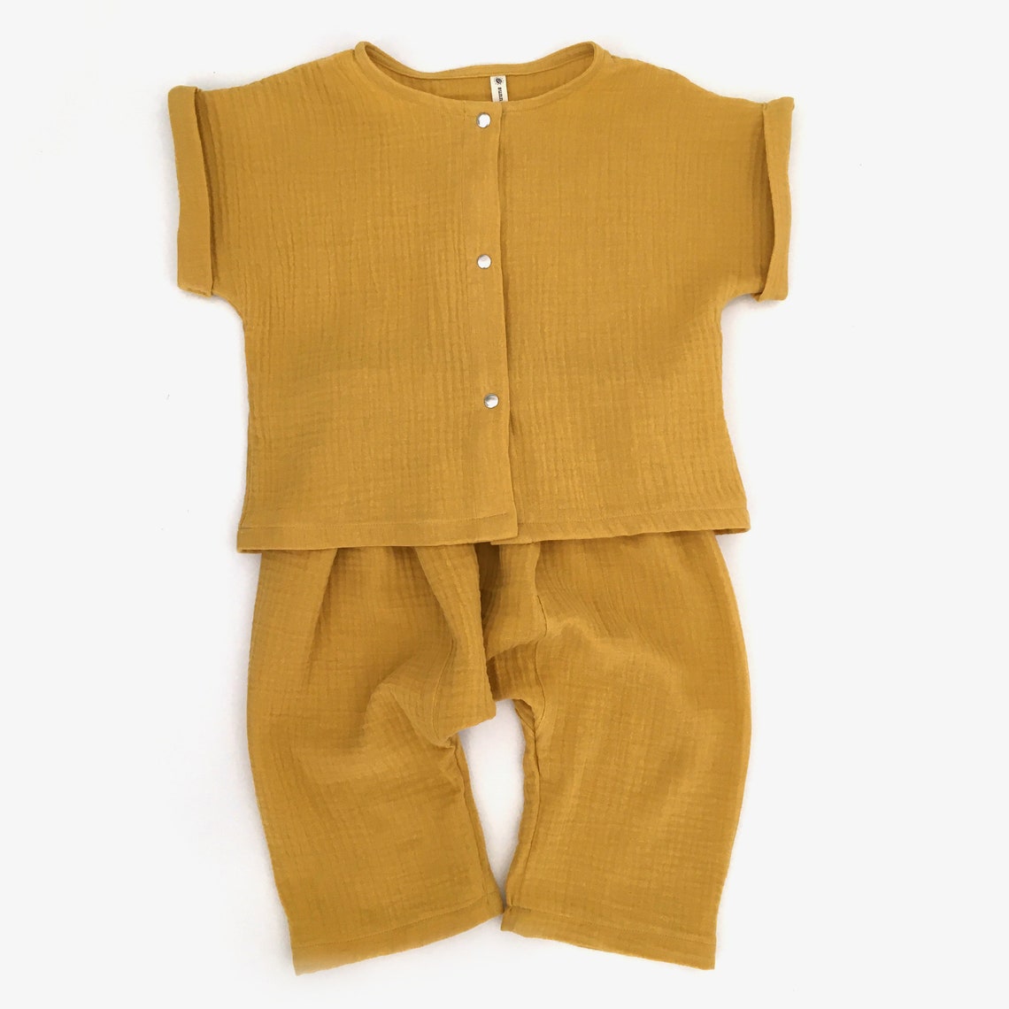 Baby muslin clothes organic double gauze baby clothes harem Etsy