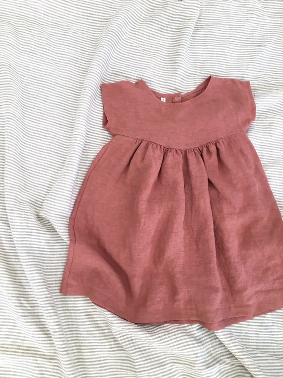 baby girl linen clothes