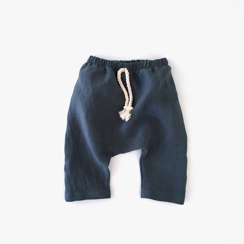 Kids Linen Pants Baby Linen Clothes Mustard Harem Pants Etsy