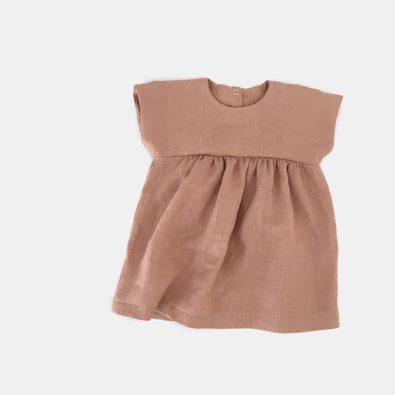 Baby Linen Dress Baby Girl Linen Clothes Girls Dresses Baby Etsy