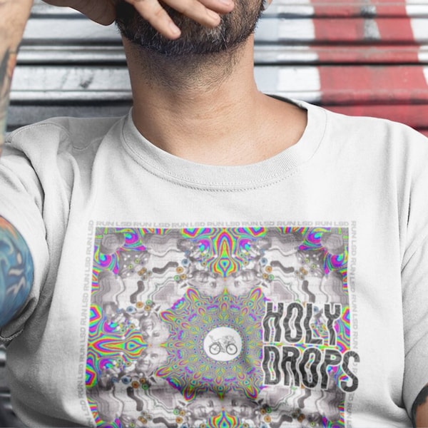 Holy Drops - Run LSD - Unisex Heavy Cotton Tee