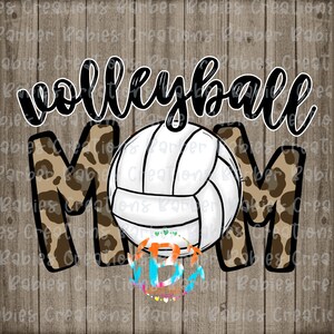 Prêt à presser - Transfert par sublimation - Volleyball Mom