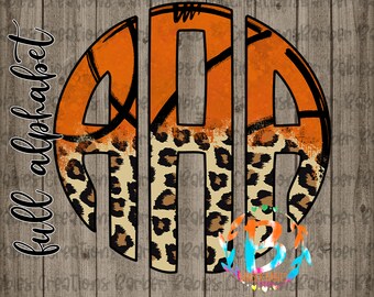 Full Alpha Set - Basketball w/ Cheetah Fade - 26 High Def Files - Access via OneDrive - Sports - Cheetah - Basketball