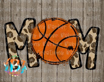 Ready to Press - Sublimation Transfer - Basketball Mom|Cheetah